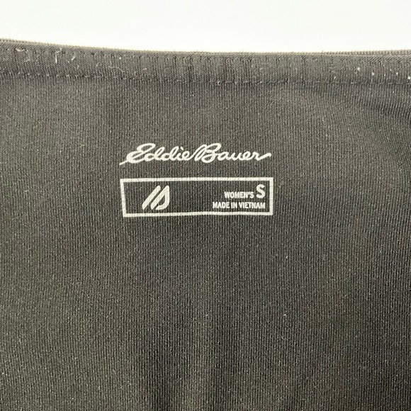 Women’s Eddie Bauer Leggings Green Black Heather Pattern Size Small - Picture 6 of 9